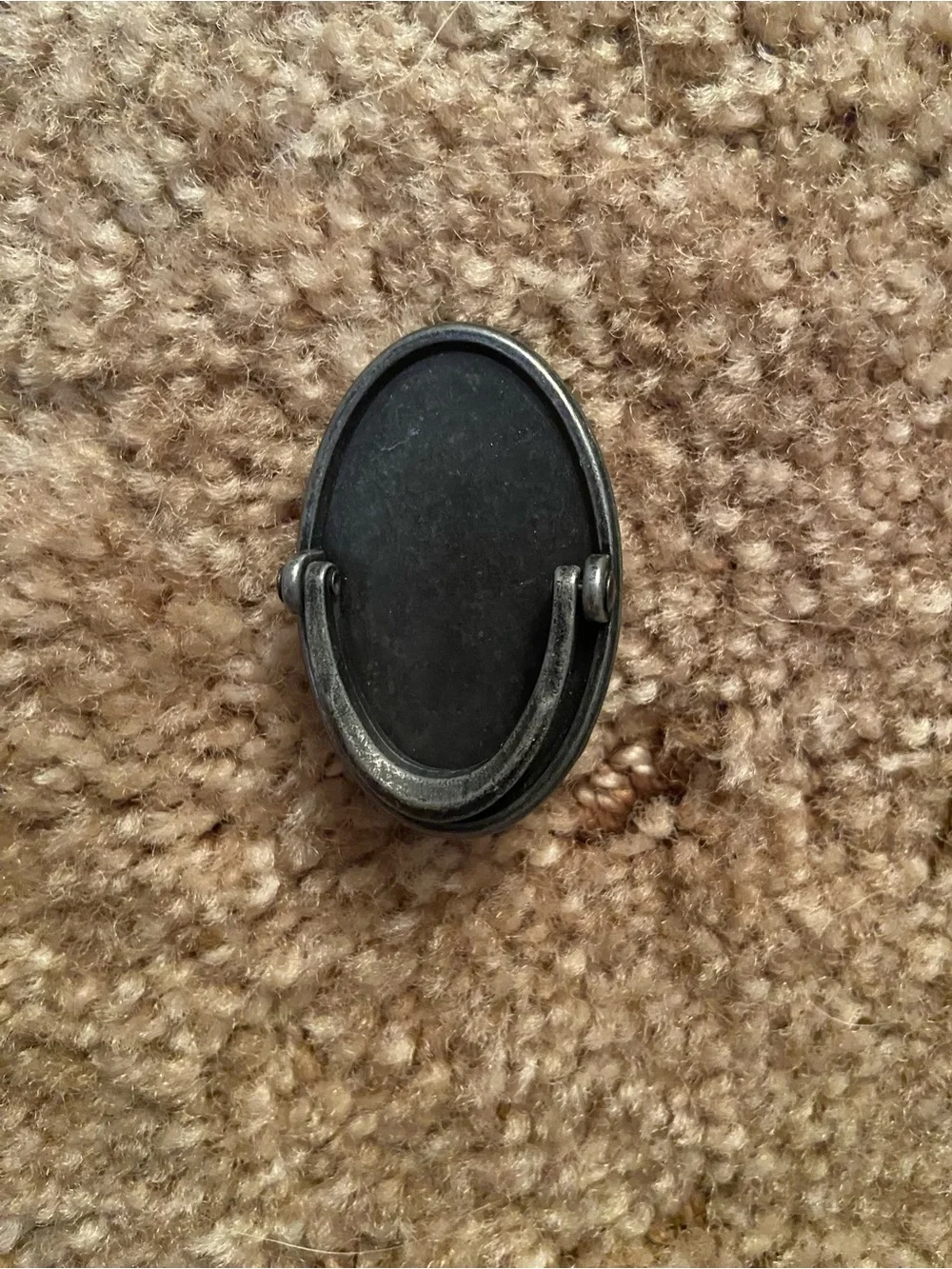 Bulk Black Oval Handles - Set of 18